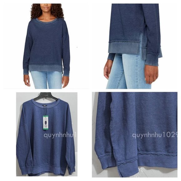 Buffalo David Bitton Sweaters - Buffalo Women's Crewneck Pullover IN BLUE